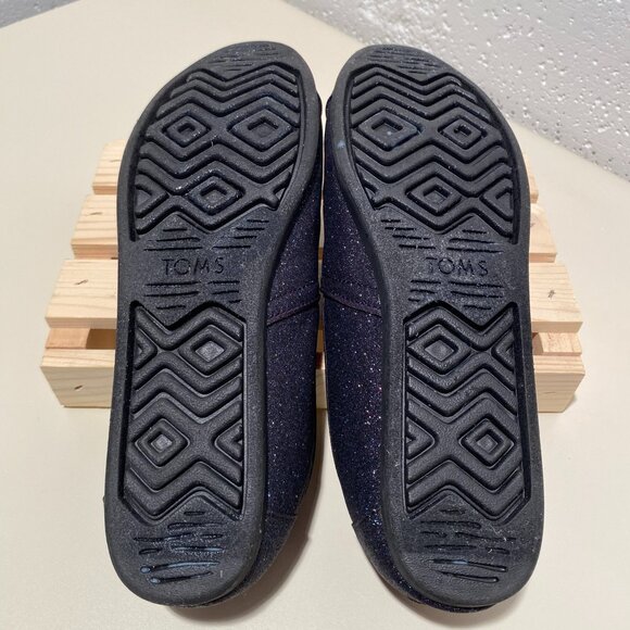 Toms Women's Alpargata Classic Canvas Glitter Flats - Picture 12 of 14